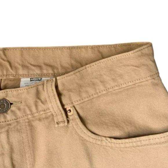 Vintage Levi’s 539 Hiphogger Low Rise Boot Cut Actual (30X30) W29 Beige MINT - Picture 4 of 8